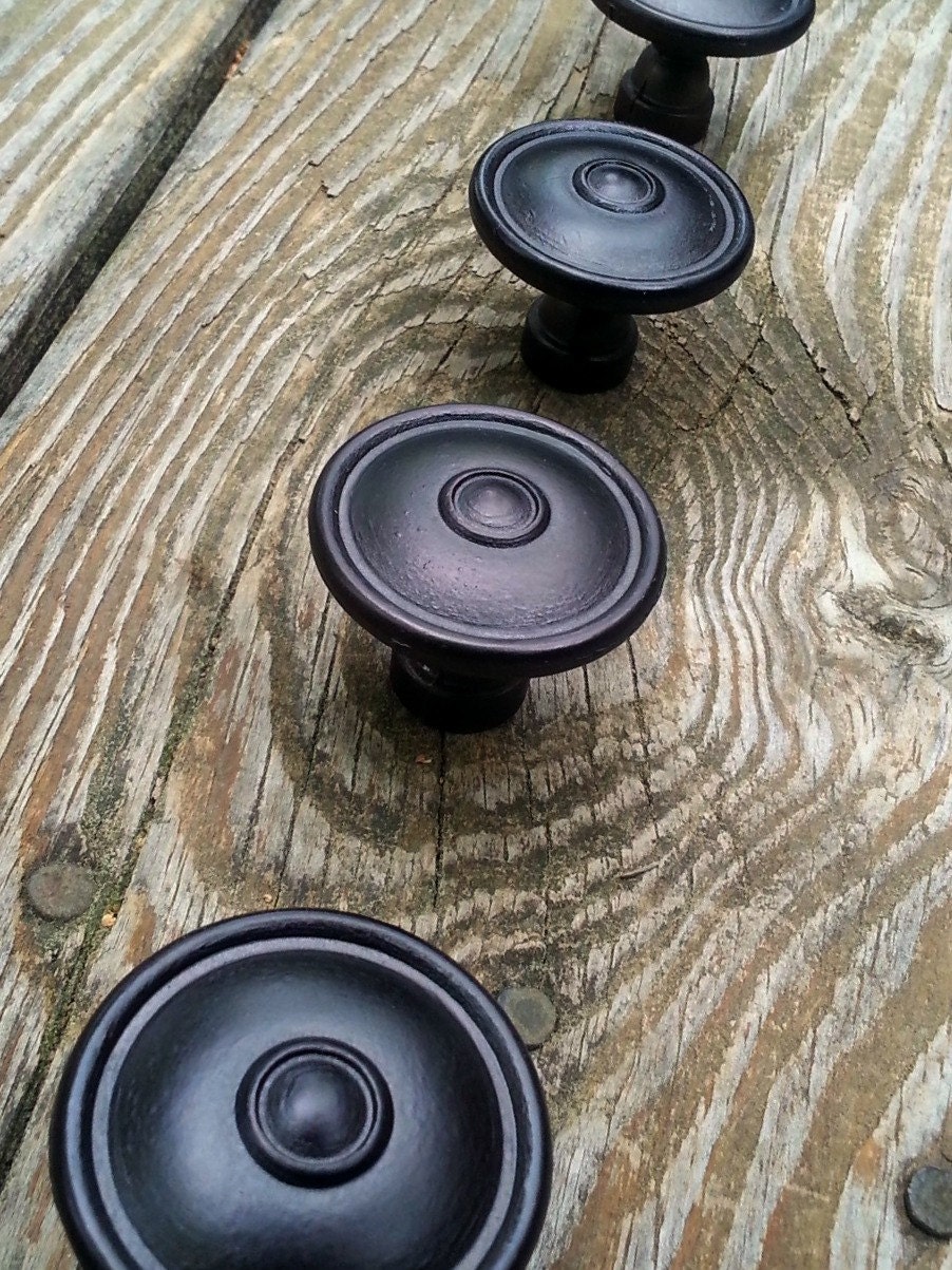 Black Drawer Knob Rustic Drawer Knobs Industrial Farmhouse Furniture