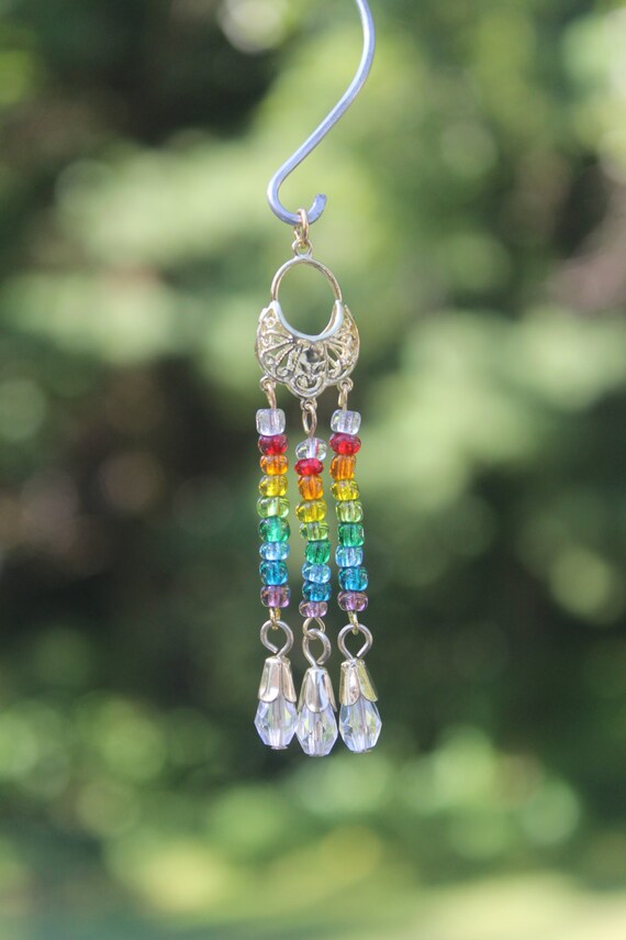 Miniature Fairy Garden Wind Chime Dollhouse by TaraStarrDesigns