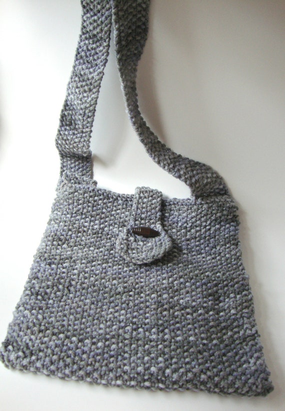 ... - Teen Handbag - Vegan Handbag - Knit Cross Body Bag - Cotton Purse