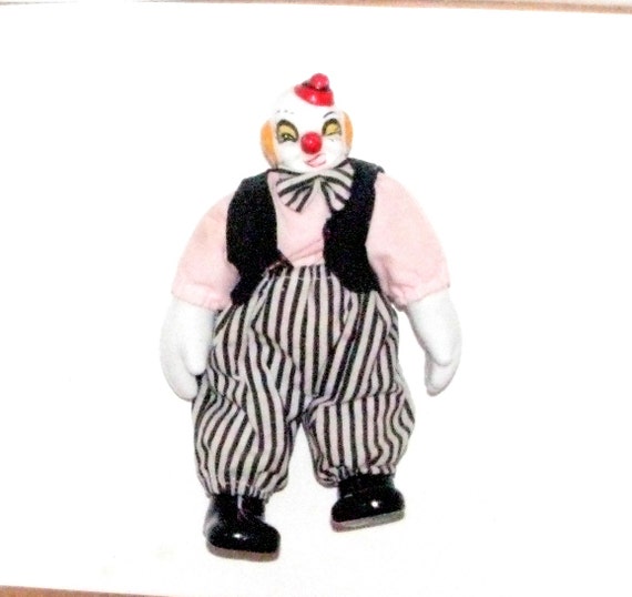 ceramic clown doll