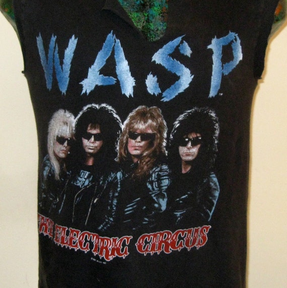 Holiday Sale80's W.A.S.P. Tour T-Shirt 1987 Inside The
