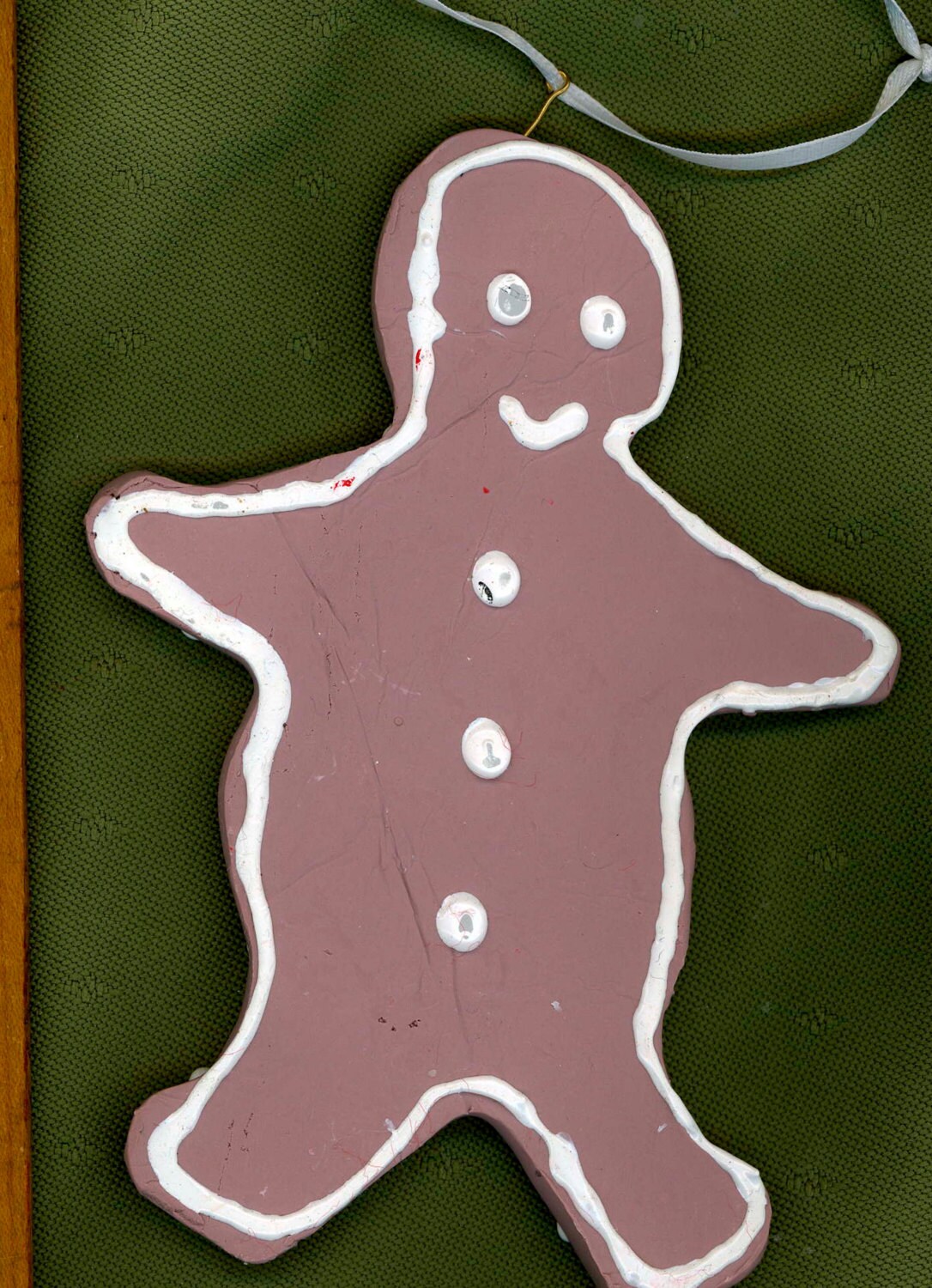 Handmade cookie ornament