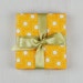 Grid Wrapping Paper, Orange 4pcs