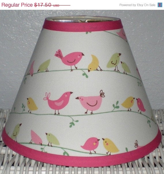 ON SALE Penelope Bird Lampshade m2m Pottery Barn by 3ButtonsN2Bows