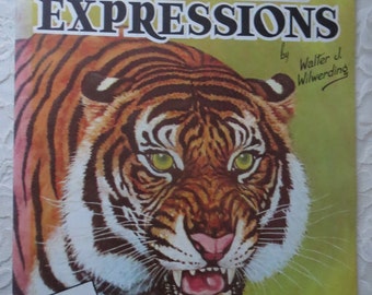 Vintage How To Draw and Paint Animal Expressions by Walter Wilwerding, A Walter Foster Art Instruction Book