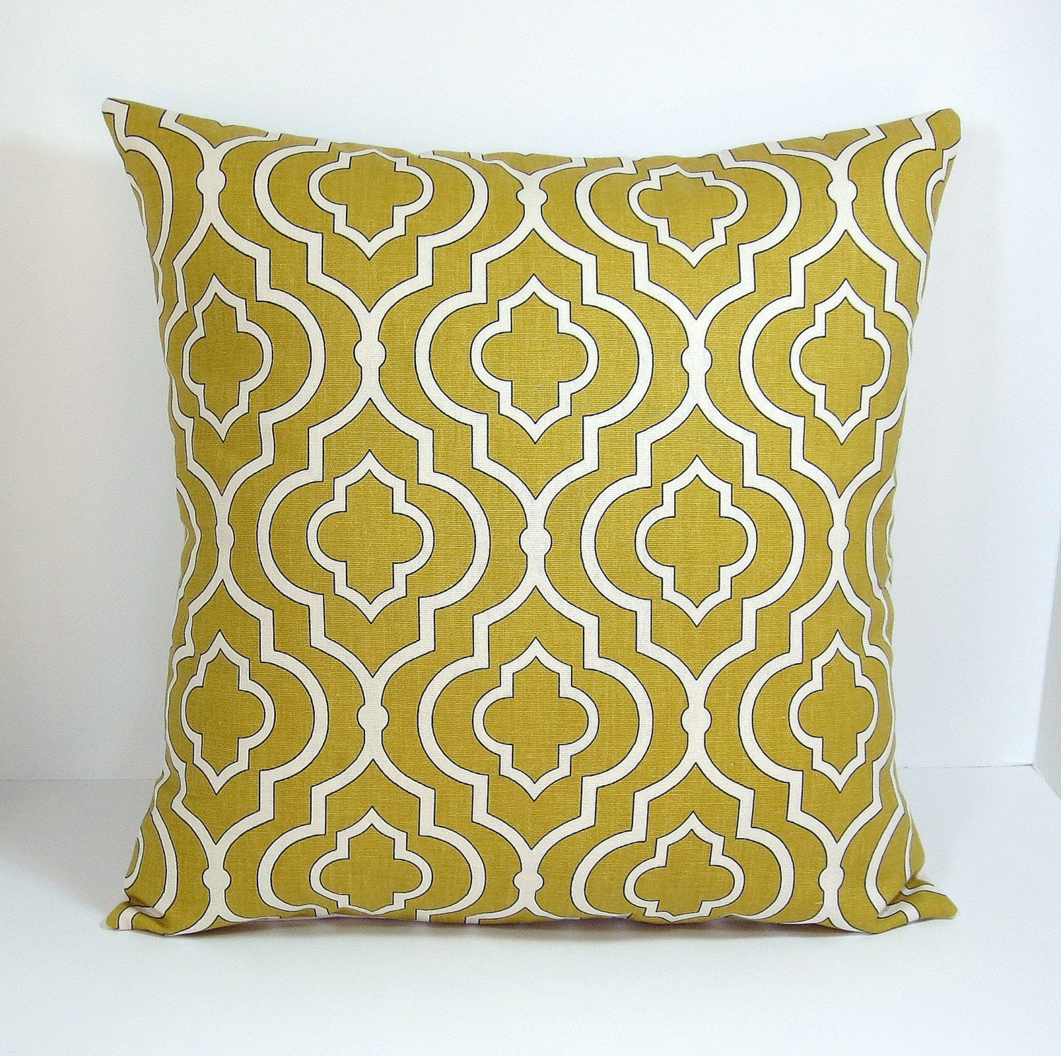 Moroccan Trellis decorative throw pillow cover Accent by purseona