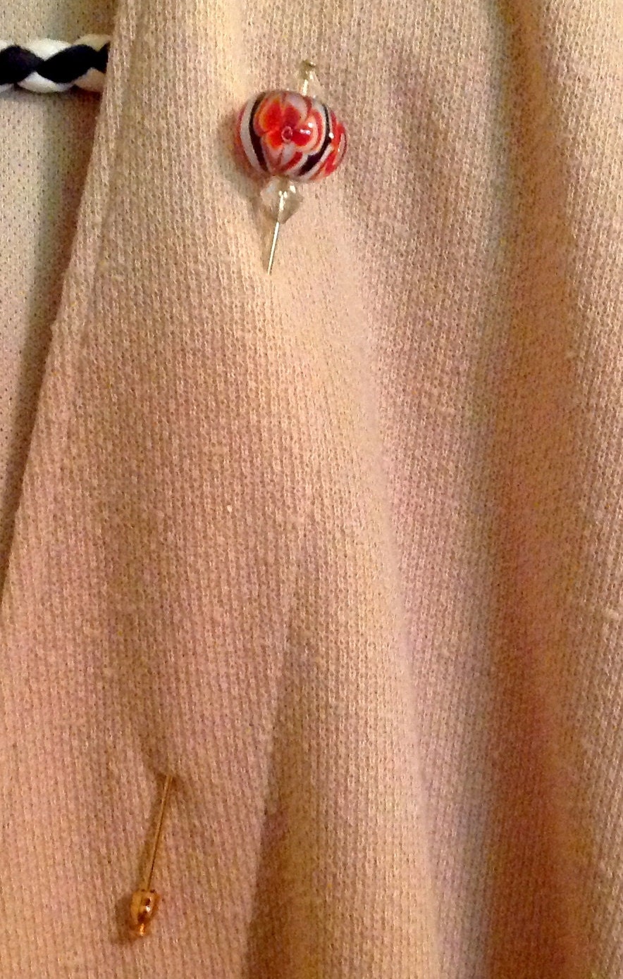 hat pin lampwork hat pin lampwork shawl pin by lampworkbyjulie