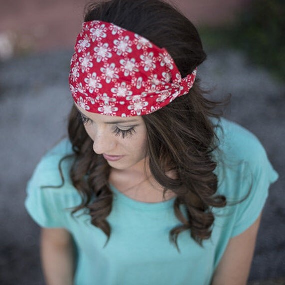 Womens Headband Womens Head Band Funky Bandana Headband