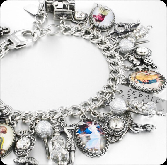 Golf Jewelry Golf Ball Golfing Bracelet by BlackberryDesigns