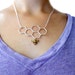 SALE- Sweets for the Sweet- Sterling Silver Honeycomb Necklace by Rachel Pfeffer