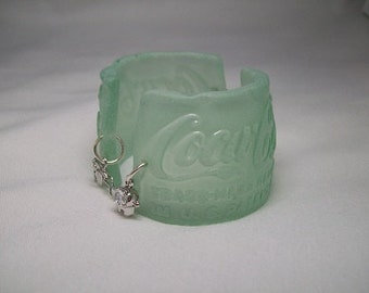 Upcycled Vintage Coca-Cola Bottle Bracelet - Sterling Silver