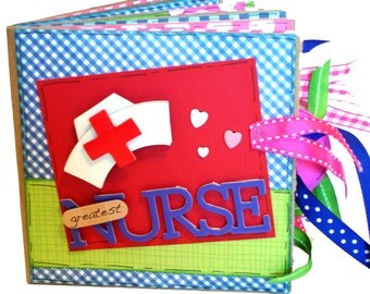 Greatest Nurse Scrapbook - Photo Album - Paper Bag Album