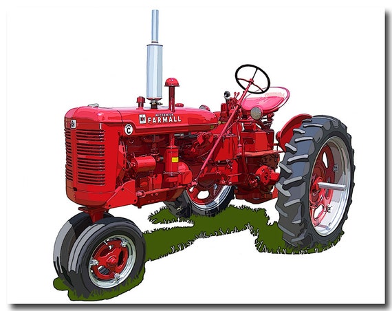 Items similar to International Harvester Farmall Model Super C Farm ...