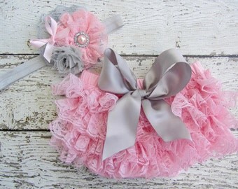 Mint Cord Lace Bloomer Set main image 0