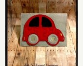 Christmas In July Sale Car felt puzzle wiht placement card Il_170x135