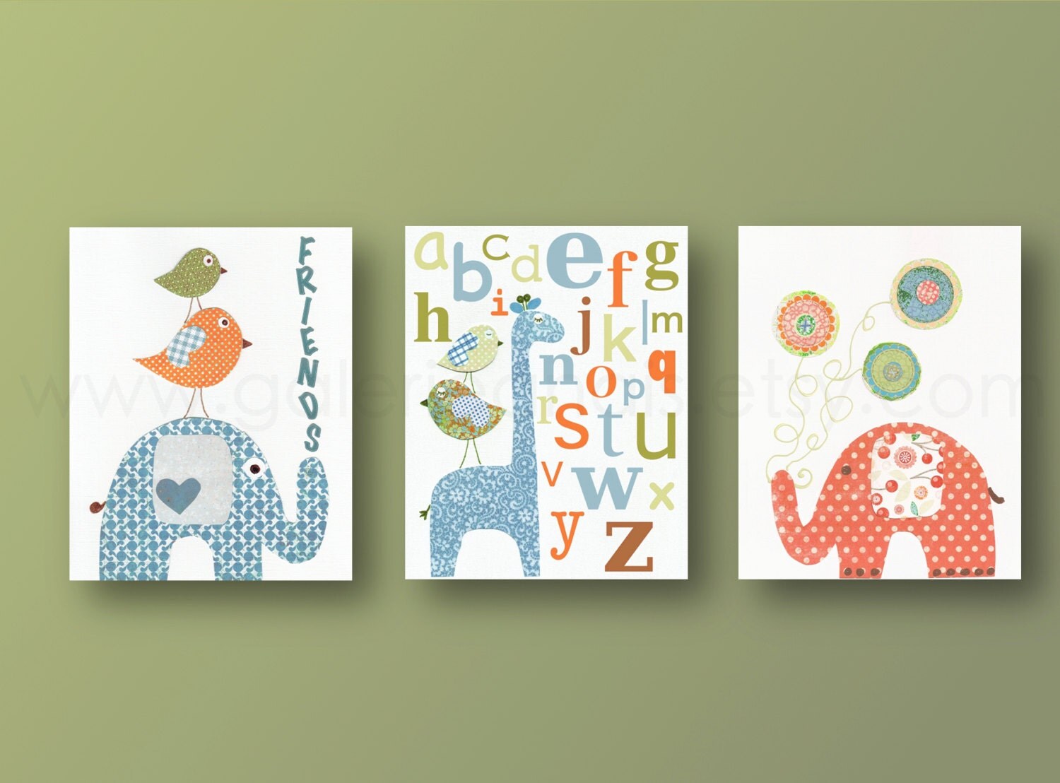 Baby nursery print childrens art print kids room by GalerieAnais