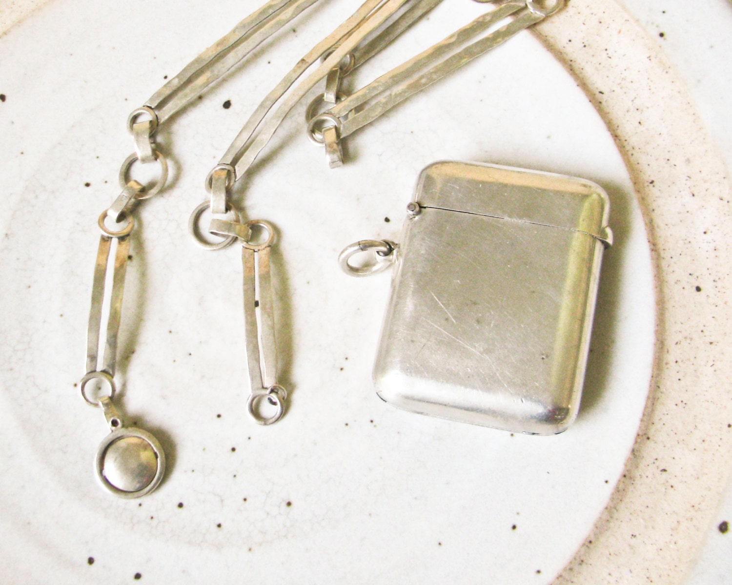 Antique Sterling Silver Match Safe 1911 English by BeeJayKay