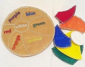 Christmas in July Sale Felt Learn your colors beach ball puzzle game- educational game learning toy perfect for busy bags or quiet books Il_170x135
