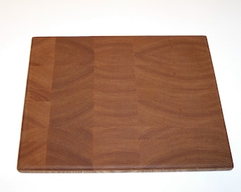 End Grain Cutting Board / Chopping Block Handcrafted from Ash Hardwood