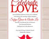 Printable Celebrate Love Bird Valentine Invitation Il_170x135