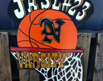 Basketball yard sign | Etsy