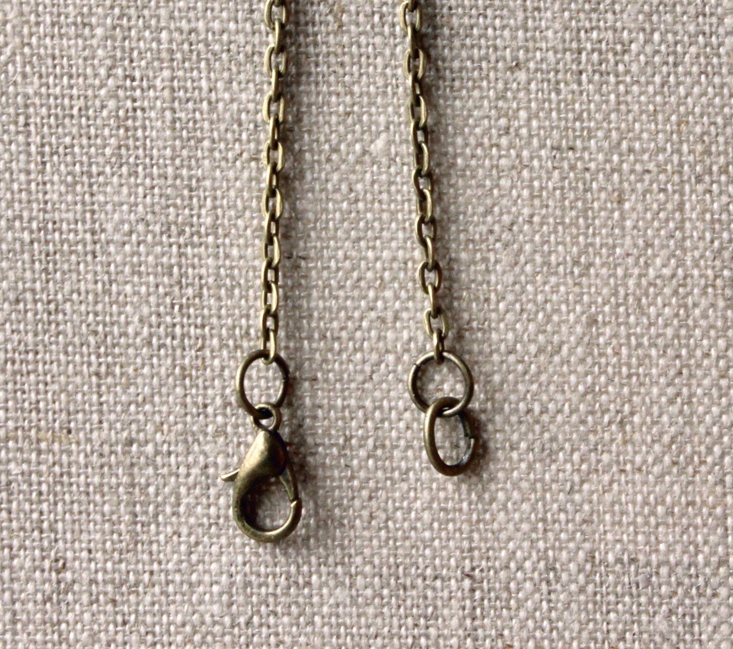 Brass chain necklace SMALL 2mm link very fine soldered chain