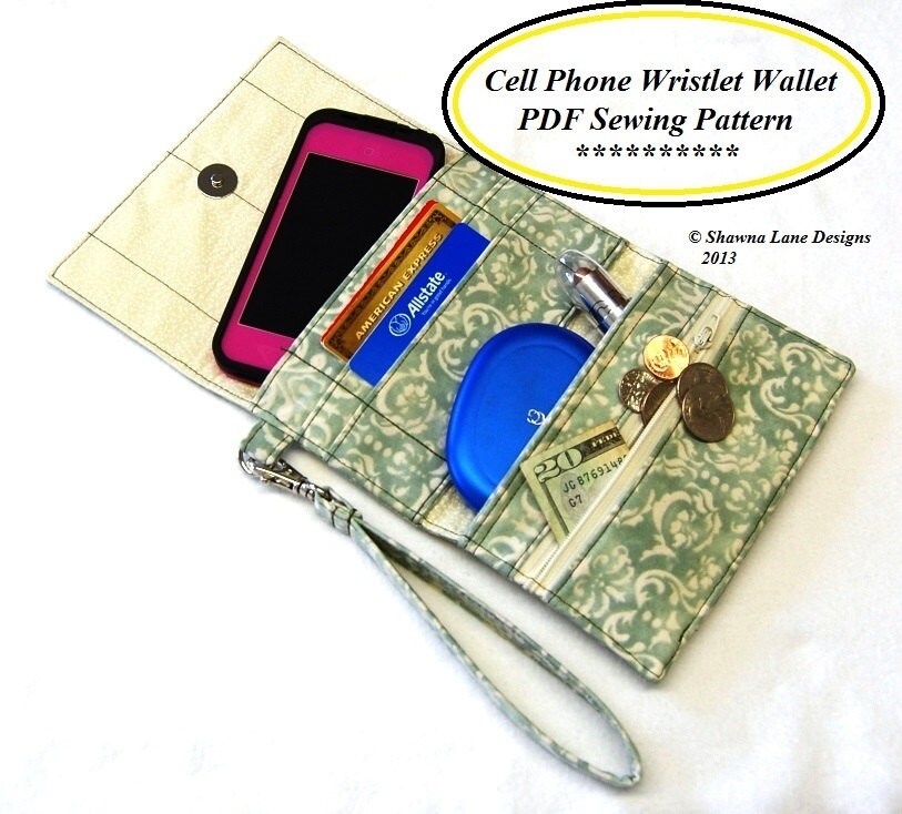 womens wallet sewing pattern pdf wallet pattern iphone