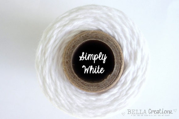 SALE - Simply White Twine by Timeless Twine - 1 Spool (160 Yards)