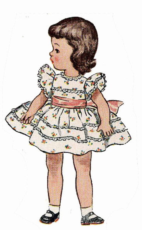 Vintage Doll Clothes PATTERN 3728 for 21 inch Toni Shirley