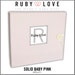 Baby Book . Baby Memory Book . SOLID BABY PINK Album . Ruby Love Modern Baby Memory Book