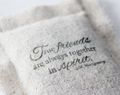 Best Friend Long Distance Going Away Gift, True Friends Anne of Green Gables Quote Botanical Sachet Ornament Best Friend Long Distance Going Away Gift, True Friends Anne of Green Gables Quote Botanical Sachet Ornament