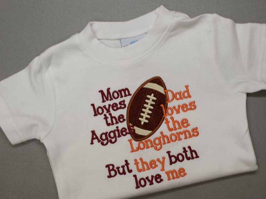 aggie longhorn house divided shirts