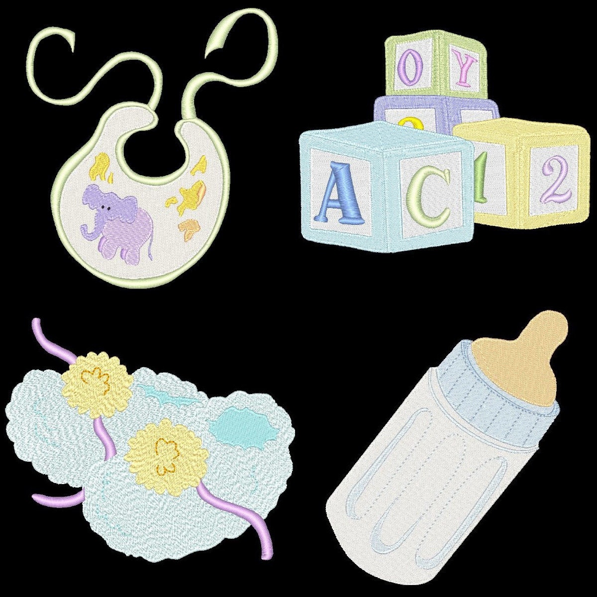 BABY NURSERY DESIGNS 30 Machine Embroidery Designs Instant