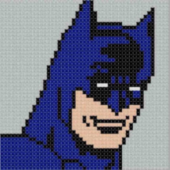 Batman 12X12 Latch Hook Kit Free Shipping
