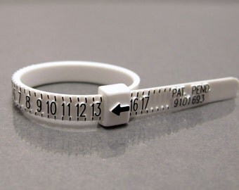 Plastic Ring Sizer, Adjustable from Size 1 to 17