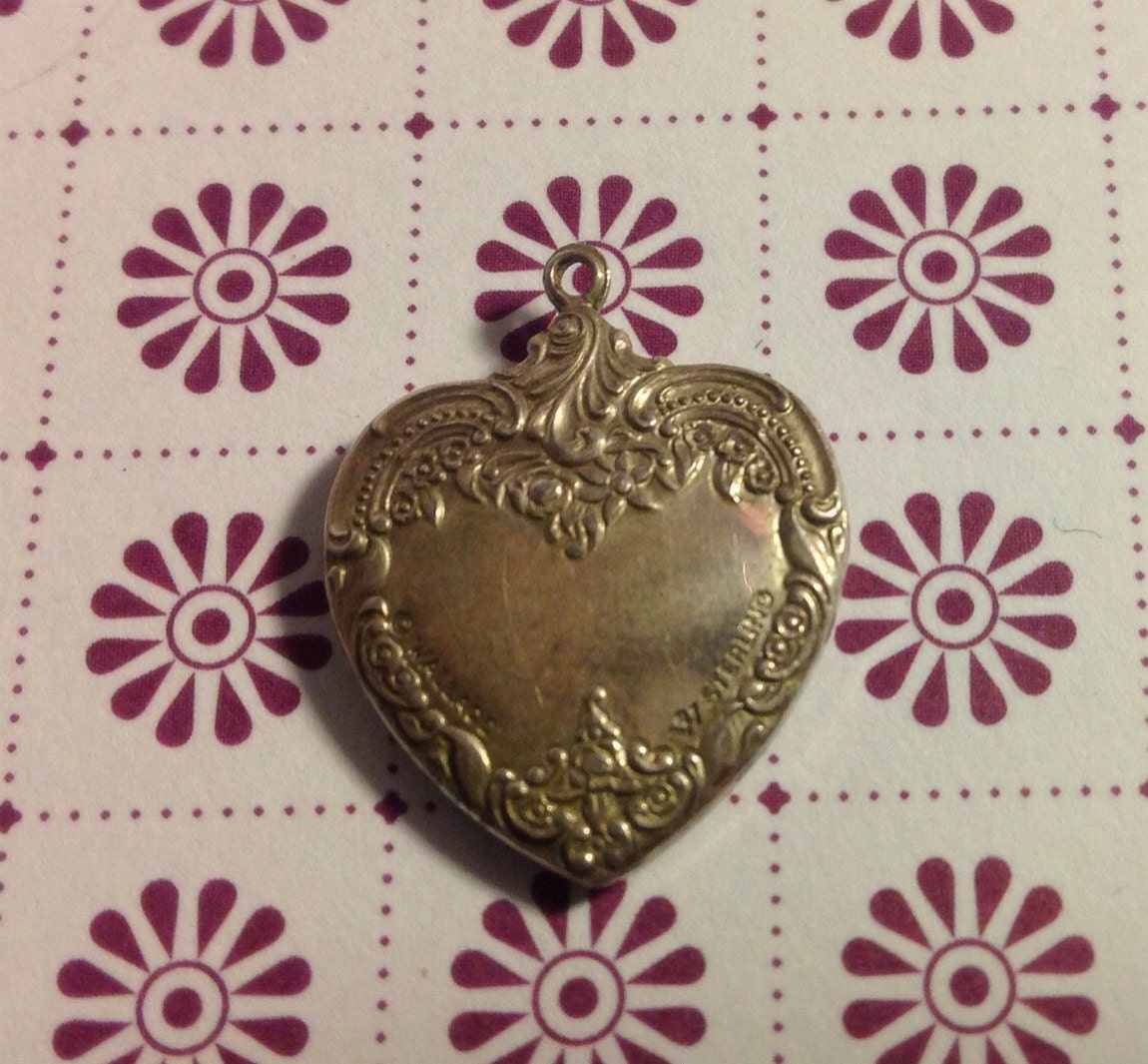 Vintage Wallace Sterling Silver Heart by couturedujour
