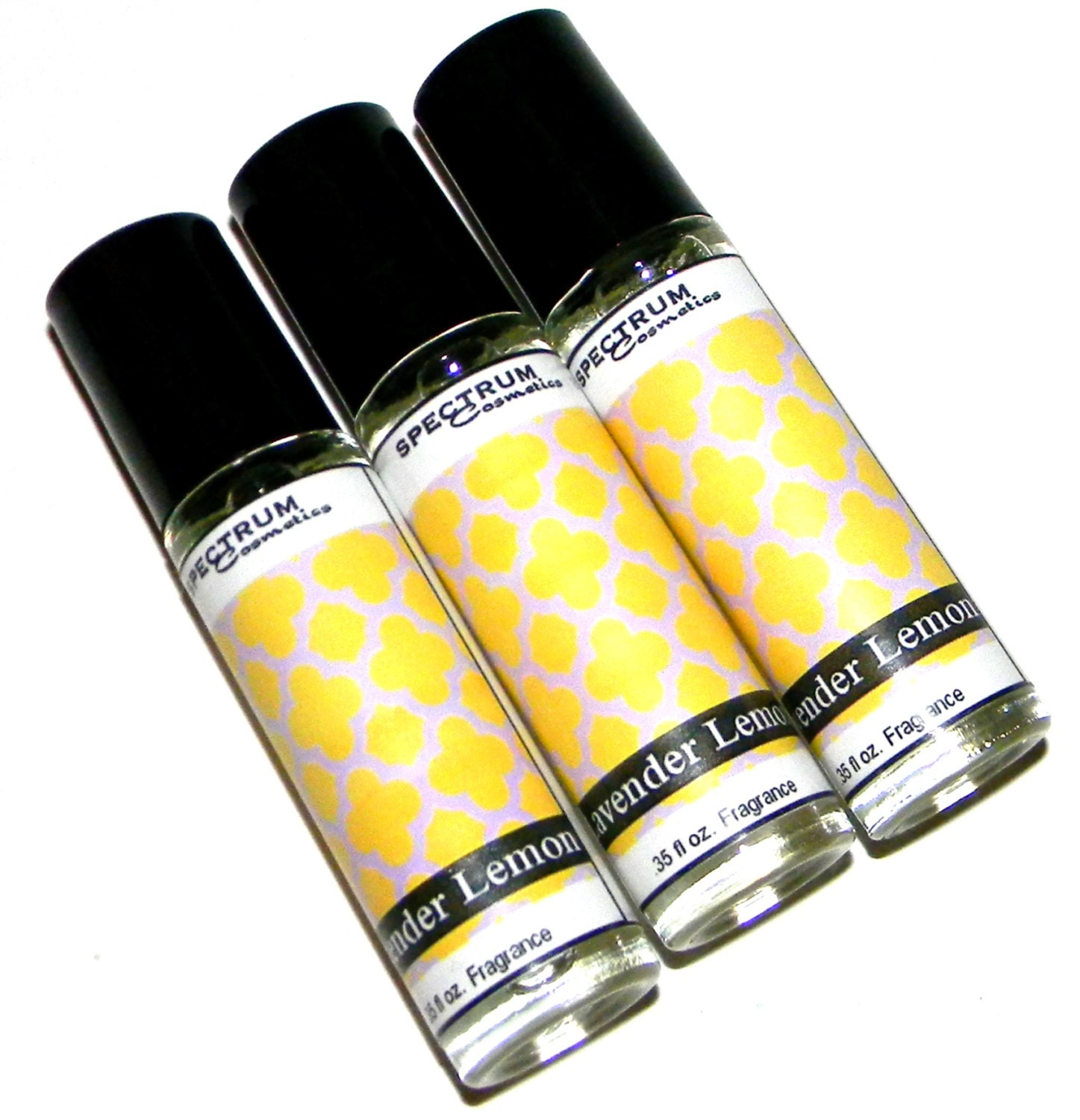 LAVENDER LEMON Perfume Roll on Bottle