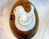 Dove and Peace Sign Gourd Ornament