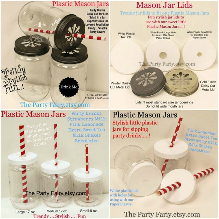 Paper Straws PINK RIBBON Breast Cancer Awareness by ThePartyFairy