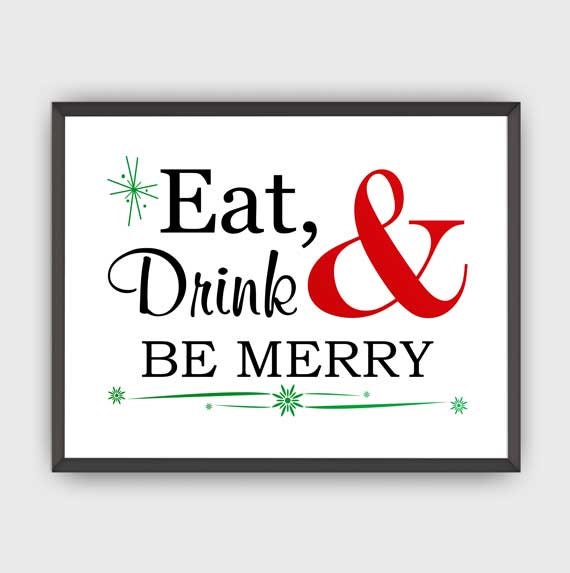 eat drink and be merry t shirt