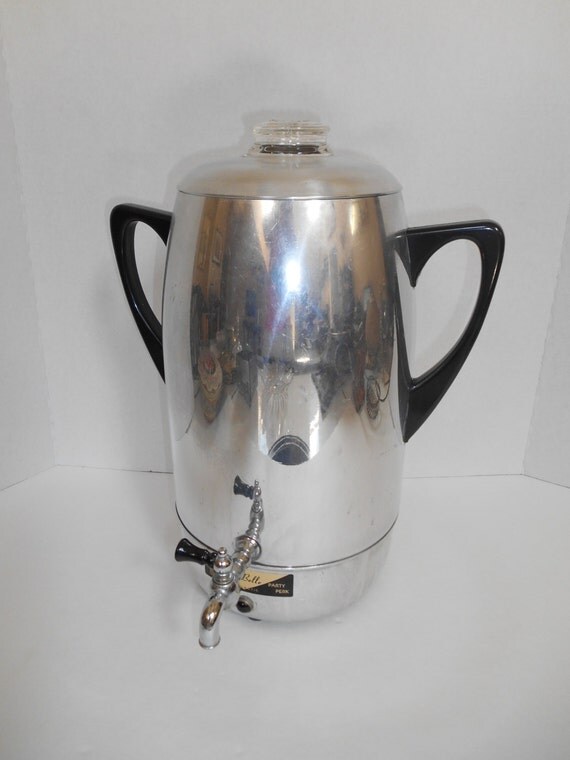 Vintage Large Coffee Percolator Urn Party Perk by RedRubyRetro