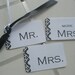 BagTags for the Bride and Groom set of three