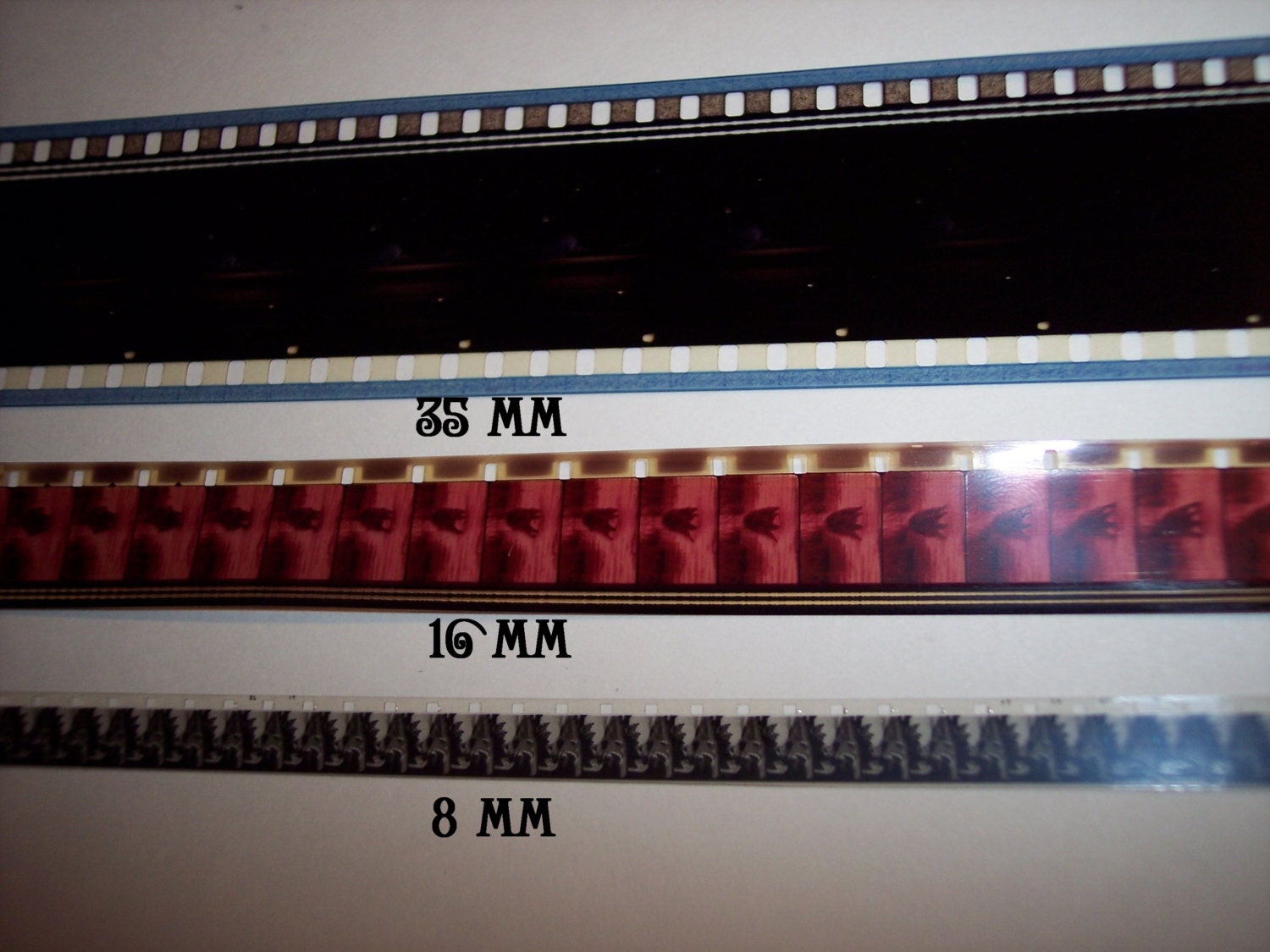 Movie Film Strips 3 Sizes You Choose The Size and How Many