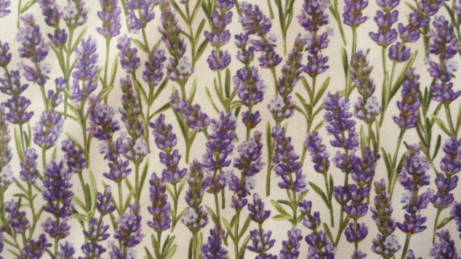 Lavender Flowers Fabric 100 percent soft by Cottagexpressions