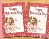 Cute Puppy Dog Valentine Card - Printable Valentines Day Cards Il_170x135