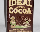 Vintage Ideal Cocoa Tin Vintage Ideal Cocoa Tin