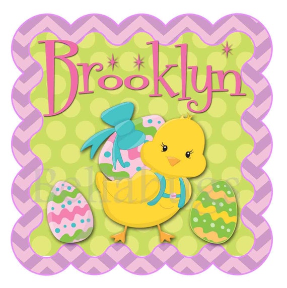 Easter PRINTABLE Digital IronOn Transfer Design
