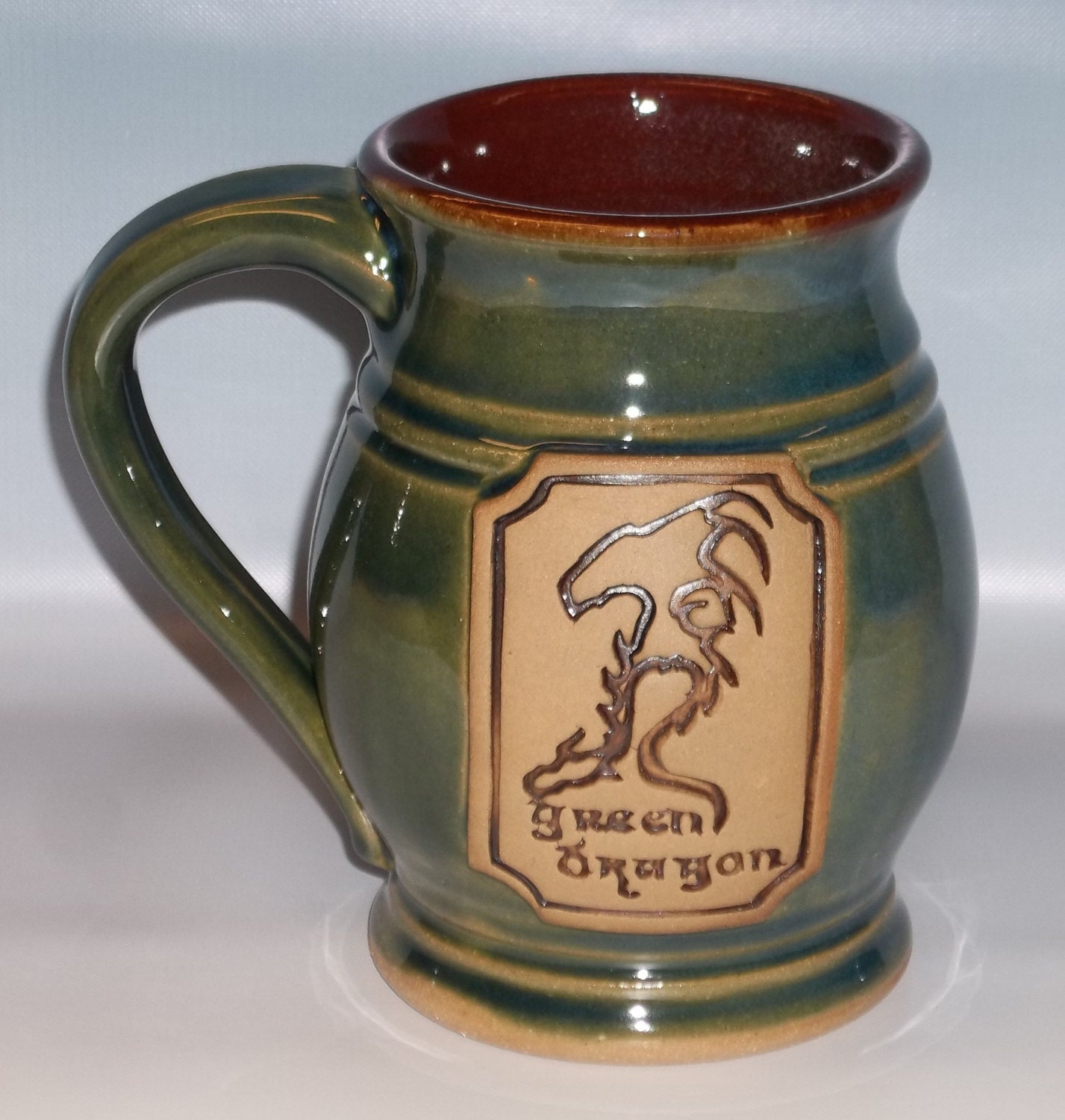 Green Dragon mug Lord of the Rings/Hobbit ceramic mug