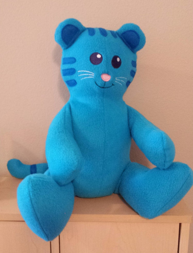 blue tigey plush