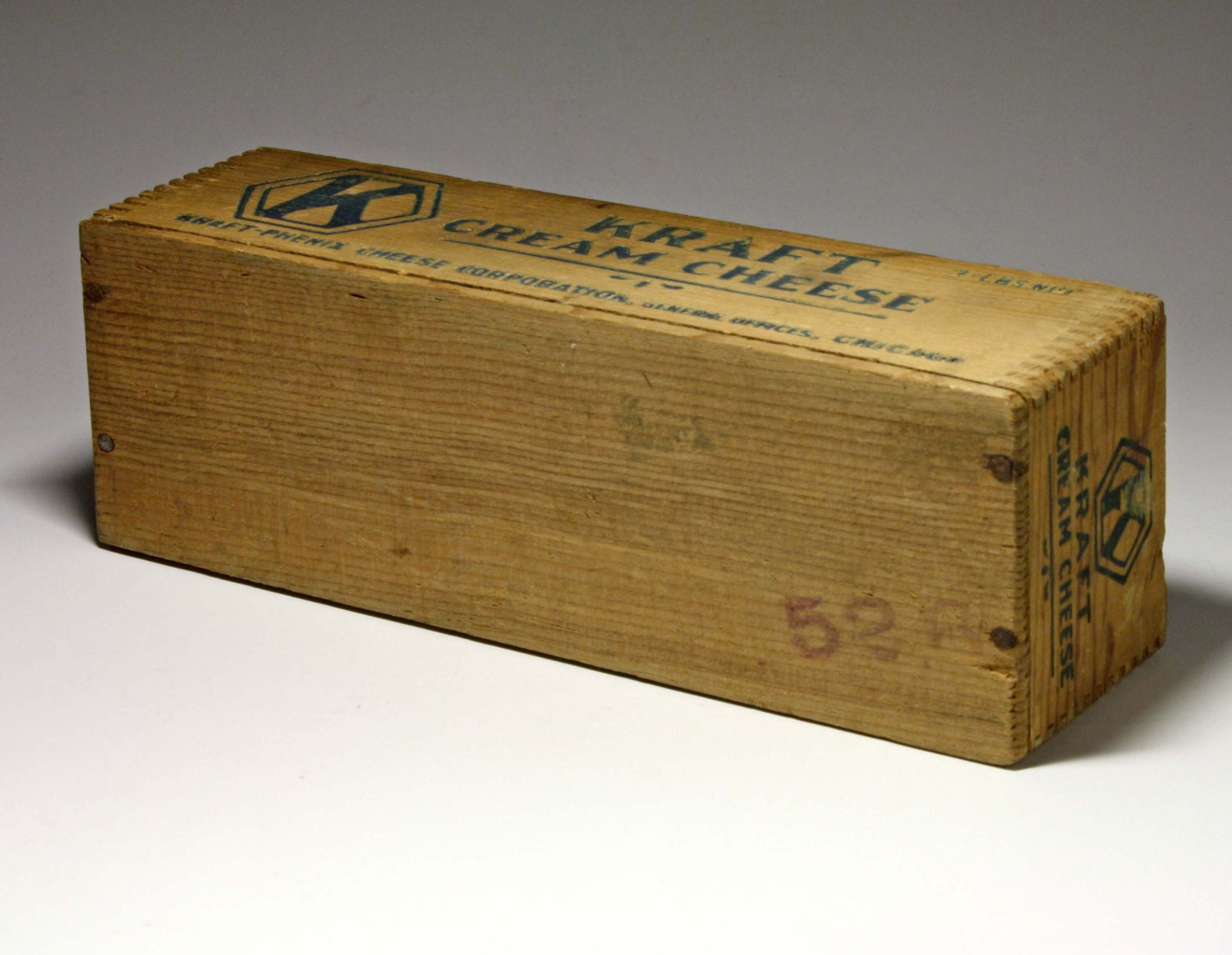 Vintage Kraft Cream Cheese Box circa 1930's